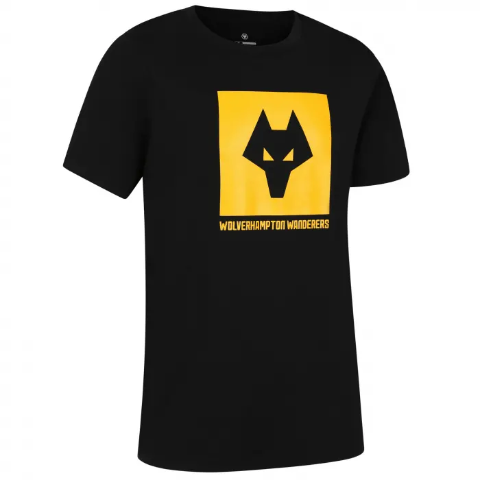 Wolverhampton Wanderers Kits Shop | Wolfhead Box T-Shirt – Black Wolves Jerseys and Gear